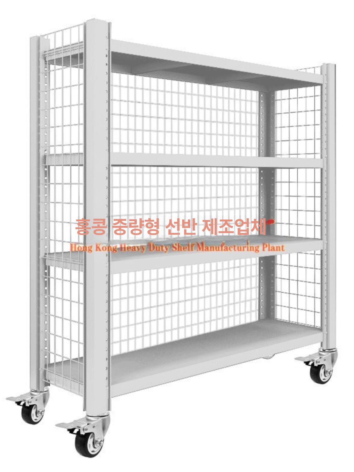 바퀴형 이동식 철제 높이 수납장 넓이 제작 웨건 세로 카트 바퀴장 트롤리 - 상세 이미지 2