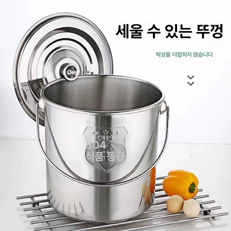 업소용 냄비 사골 대용량 곰국 곰탕 식당 인덕션 대용량냄비 식깡 스테인레스 큰 스테인리스 - 상세 이미지 2