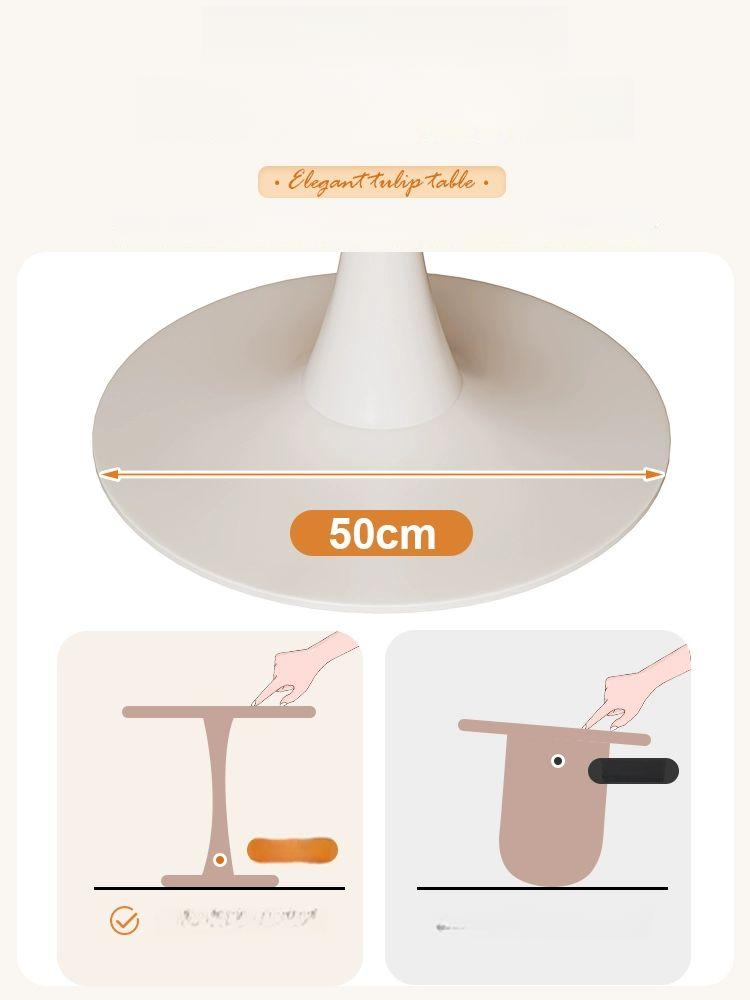 북유럽 원탁식탁 원목색 원형테이블 둥근식탁 직경 다이닝 모던 원형식탁 빈티지 식당 - 상세 이미지 5