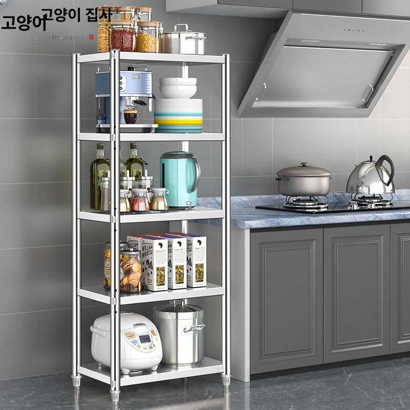 스테인레스 진열장 철제 작업대 상부장 수납장 조리대 그릇장 정리대 선반장 수납선반 - 상세 이미지 2
