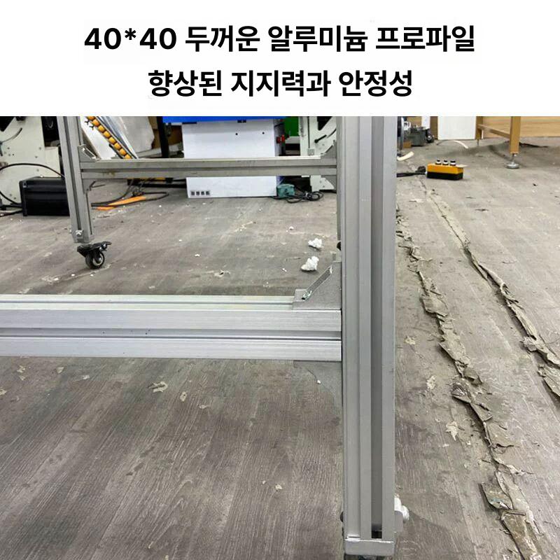 슬라이딩 테이블 스틸 준톱다이 레일 다기능 가이드 절단 간이형 원형 목공작업대 - 상세 이미지 3