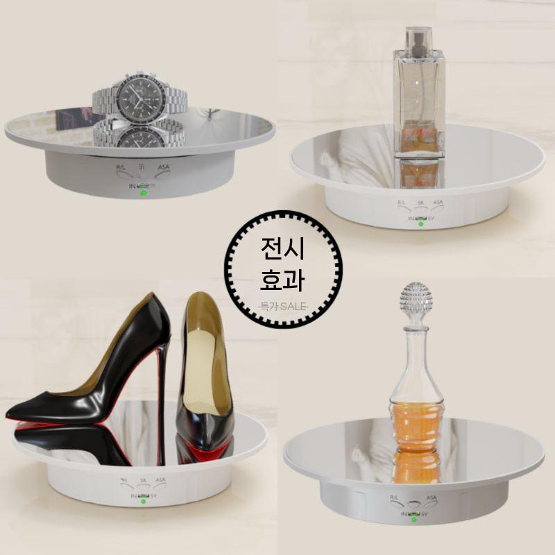 디스플레이 턴테이블 원형 전시대 광고 테이블 대형 전동 회전 촬영 회전대 상품 모터 - 상세 이미지 3