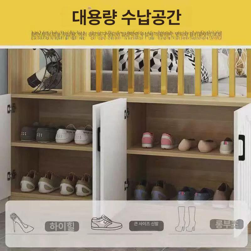 우드 공간분리 간살파티션 가림막 병풍 칸막이 인테리어 현관파티션 가벽 입구 가림판 - 상세 이미지 5