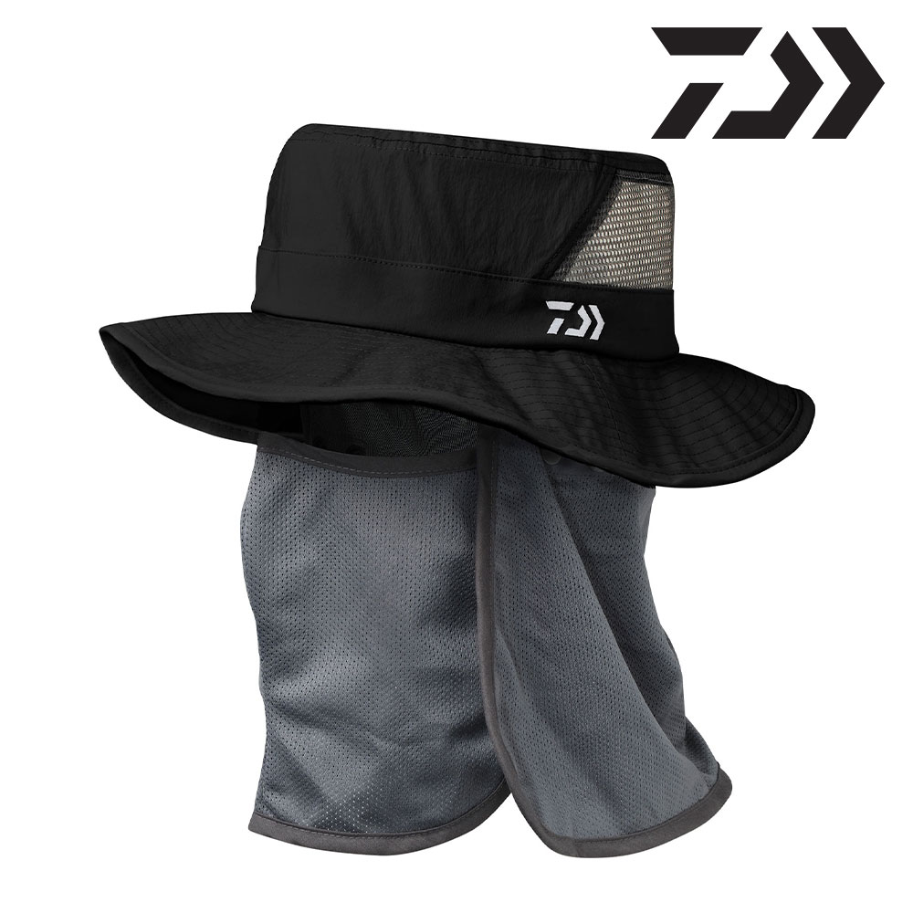 다이와 풀쉐이드 모자 DC-7726 자외선차단 여름 메쉬 탈부착 버프 보르도 - 상세 이미지 3