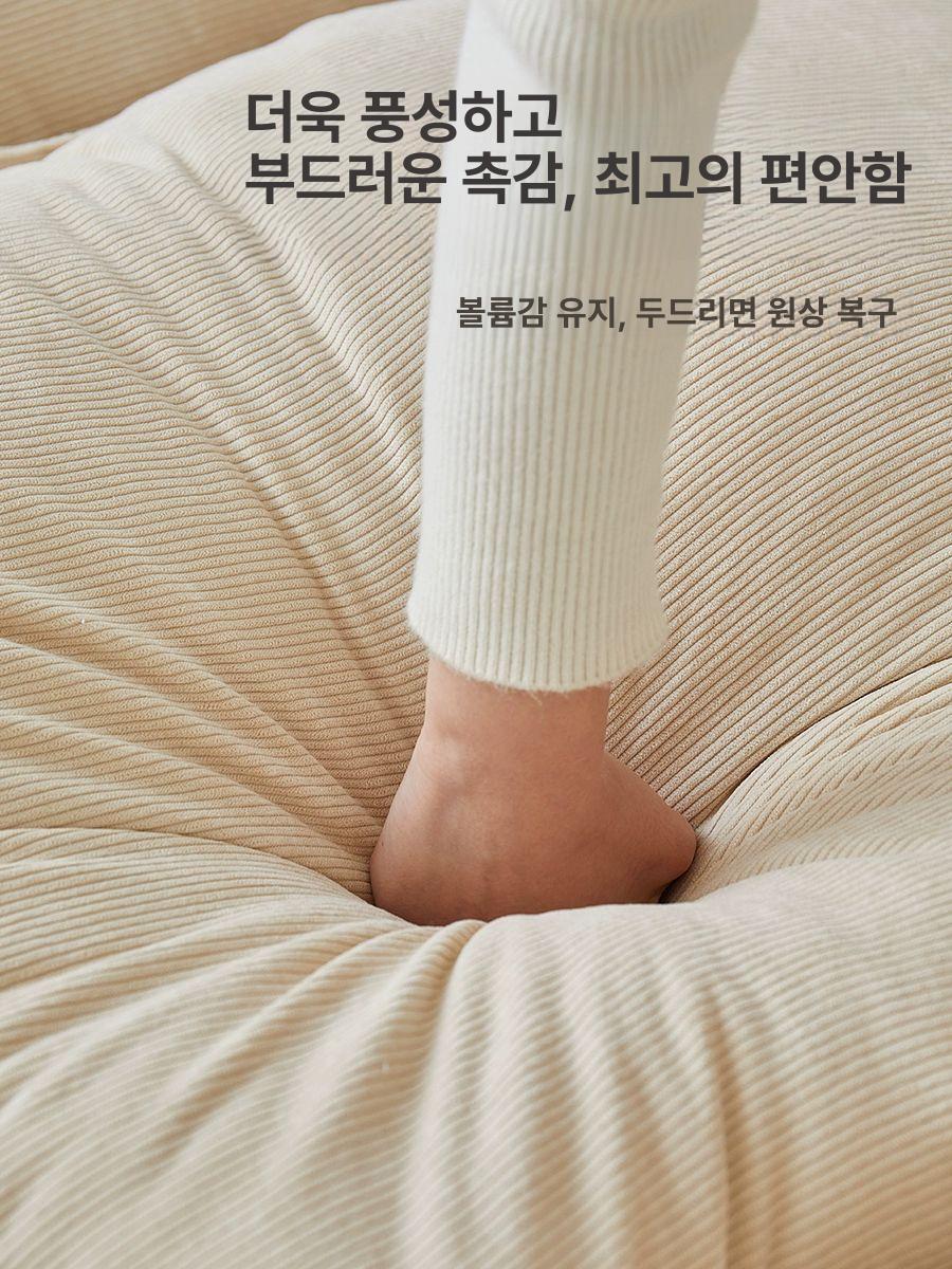 폴딩침대 소파베드 거실 매트리스 쇼파베드 패브릭 데이베드 쇼파겸침대 멀티 - 상세 이미지 3