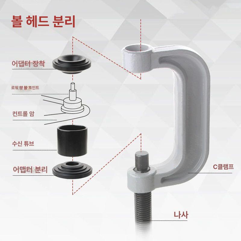 자동차 볼조인트탈착기 스탠다드핏 공구 부싱 너클 - 상세 이미지 5