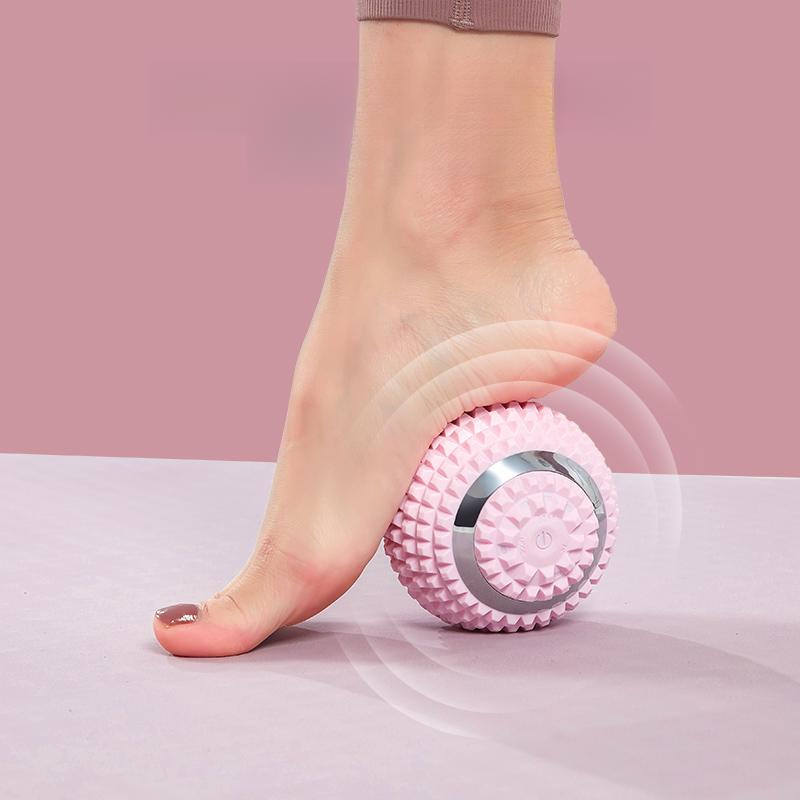전동 마사지볼 땅콩 어깨 허리 다리 마사지기 롤러 안마 근막이완 필라테스 듀얼볼 - 상품 이미지