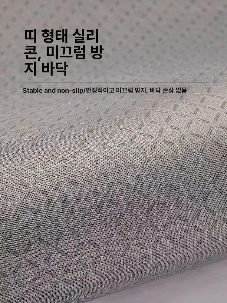 비정형 라운드 러그 원룸 카페트 팬션 빈티지 감성 사이잘룩 마일드 거실 블랙 사계절 - 상세 이미지 4