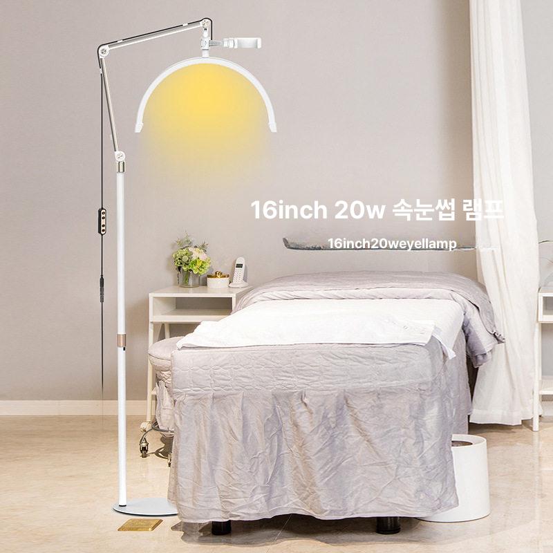 조명 반달램프 블랙 이동식 스탠드 각도 네일샵 업소용 조절 뷰티램프 테이블형 - 상세 이미지 5