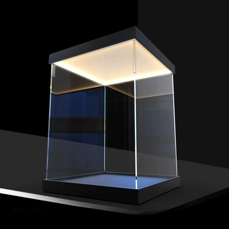 피규어 케이스 led 아크릴 진열장 전시장 보관함 투명 보관 조명 아크릴케이스 - 상품 이미지