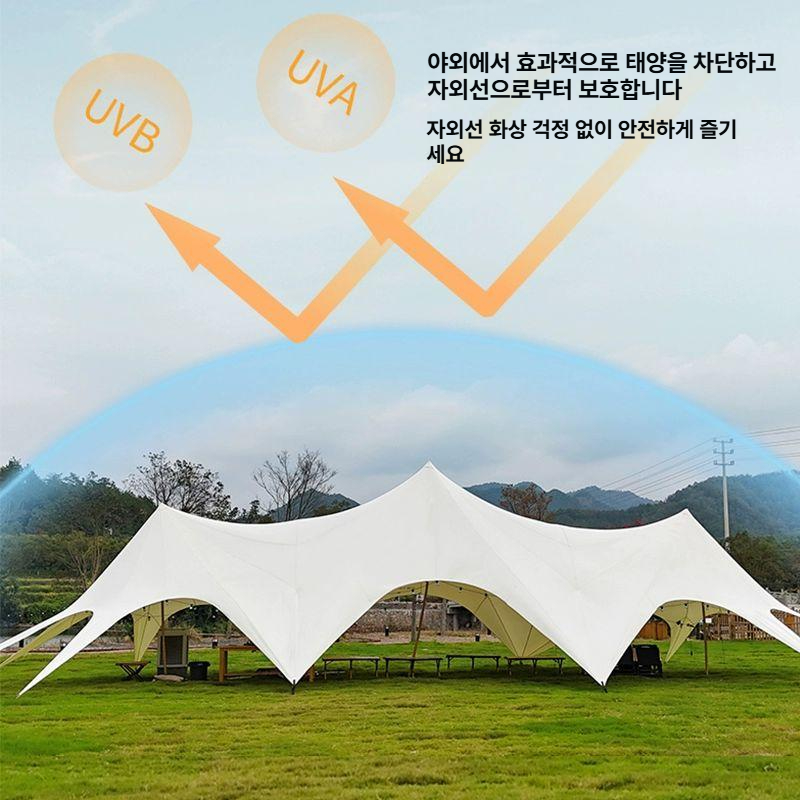 야외 캐노피천막 코팅 렉타타프 암막 차양막 대형타프 자외선차단 방수포 캠핑용 - 상세 이미지 2