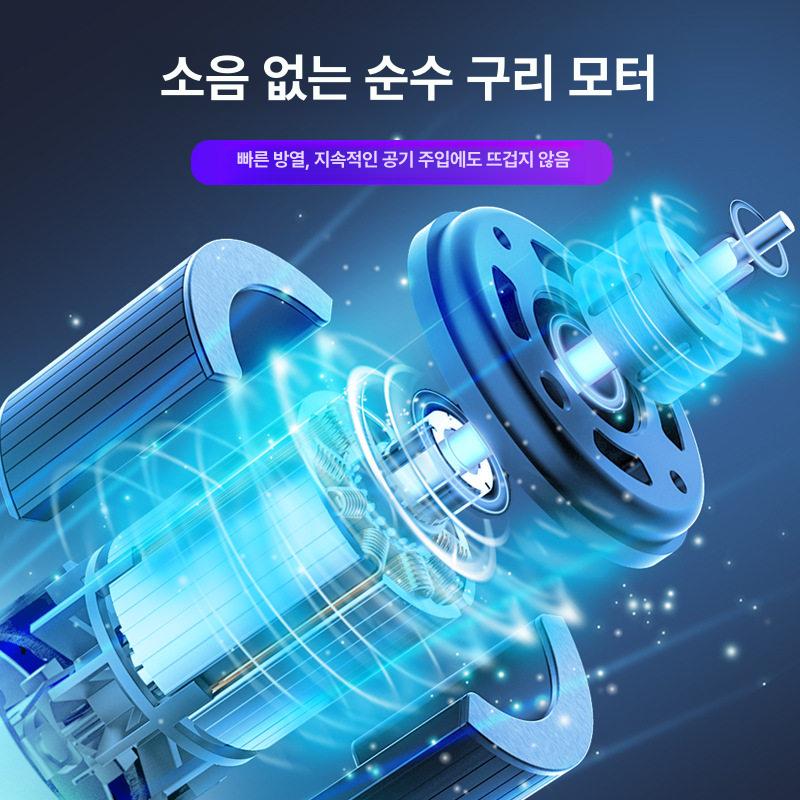 휴대용 자동차공기압충전기 인플레이터 바퀴 에어펌프 주입기 타이어공기압충전기 - 상세 이미지 5