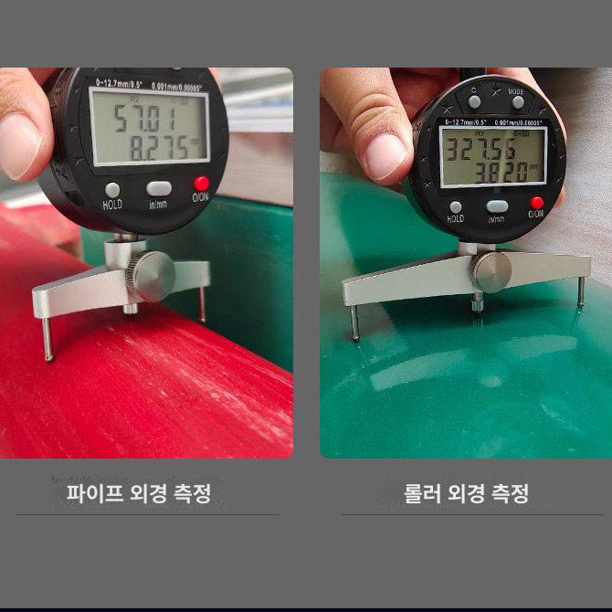 곡선 측정기 디지털 반경 계측 반지름 곡률기 디스플레이 내경 각도계 정밀 공구 전자 - 상세 이미지 2