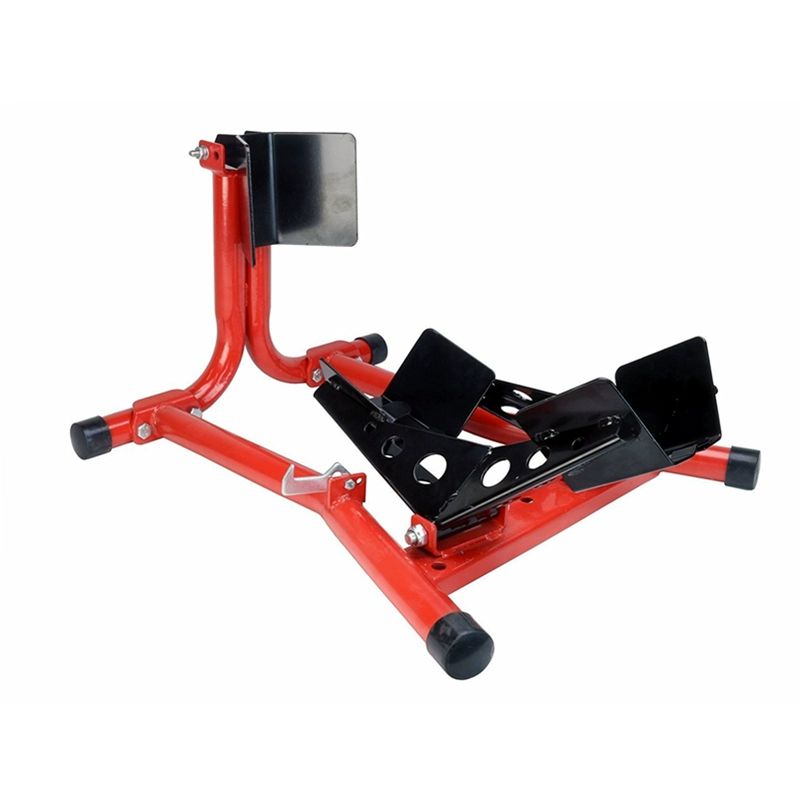 오토바이 전방 휠 스탠드 정비용 앞바퀴 거치대 바이크 리프트 주차 지지대 - 상세 이미지 2