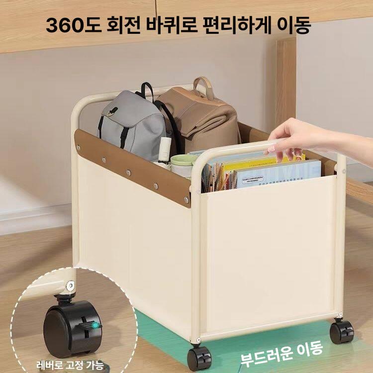 이동형 가방정리함 중형 다용도 수납함 트롤리 수납백 주머니 다기능 리빙박스 - 상세 이미지 4