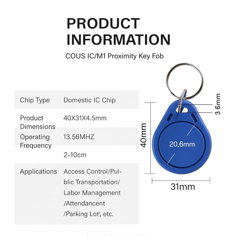 Gebildet 3pcs RFID 센서 카드 Mifare Pi와 RC522 키트 IC 가능 Arduino RF S50 포함된 호환 빈 모듈, 및 키체인이 Raspberry - 상세 이미지 2