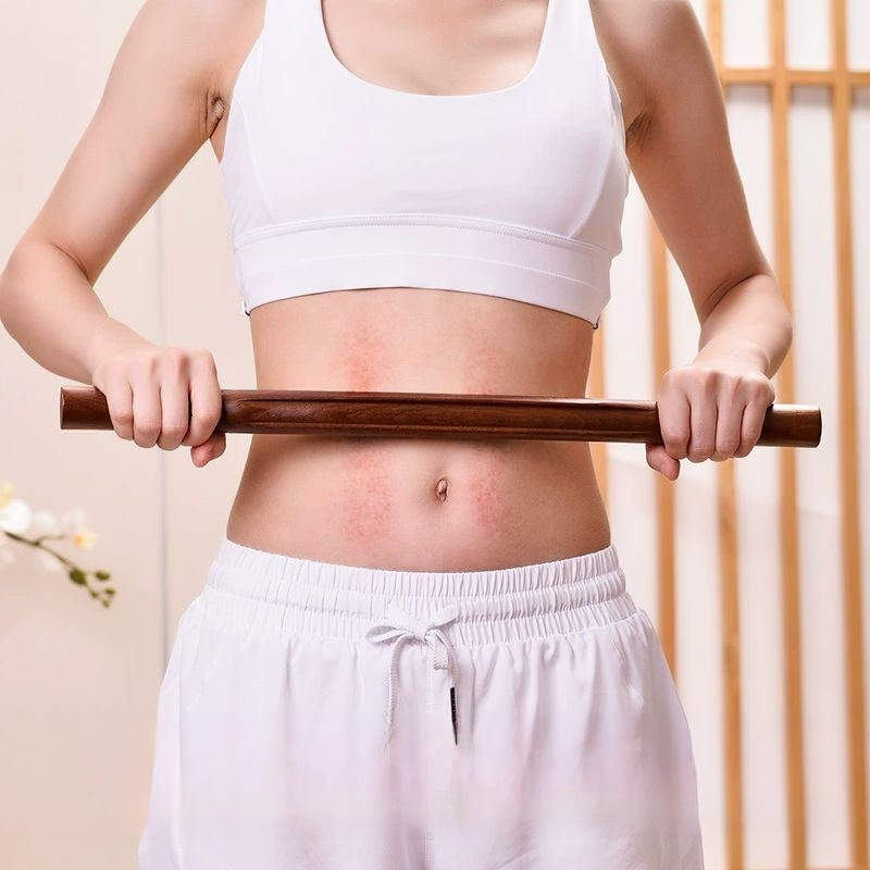 전신용 안마기 림프마사지 목 어깨 허벅지 두피 괄사 세라믹 롤러 - 상품 이미지