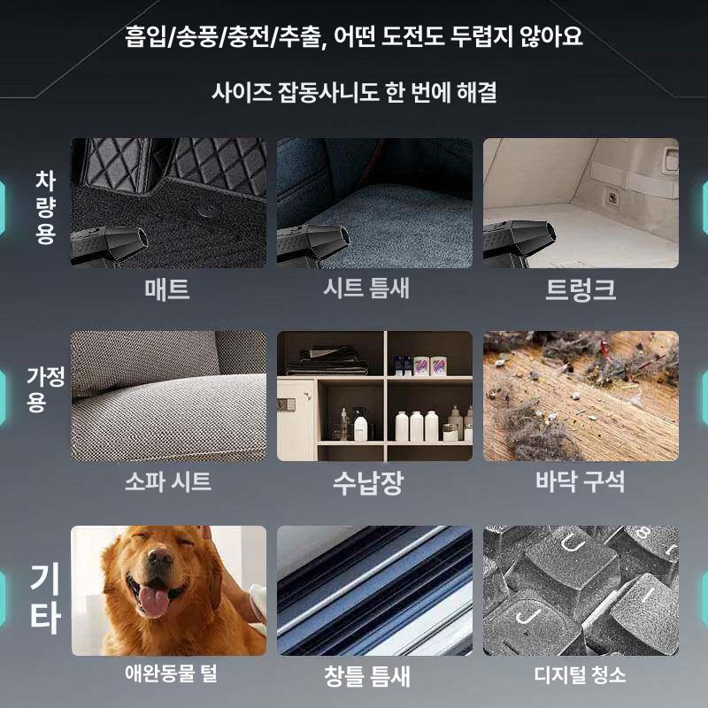 강력 제트건 미니 x3pro 드라이버 에어건 청소 강력한 표준판 세차 킹 무선에어건 - 상세 이미지 4