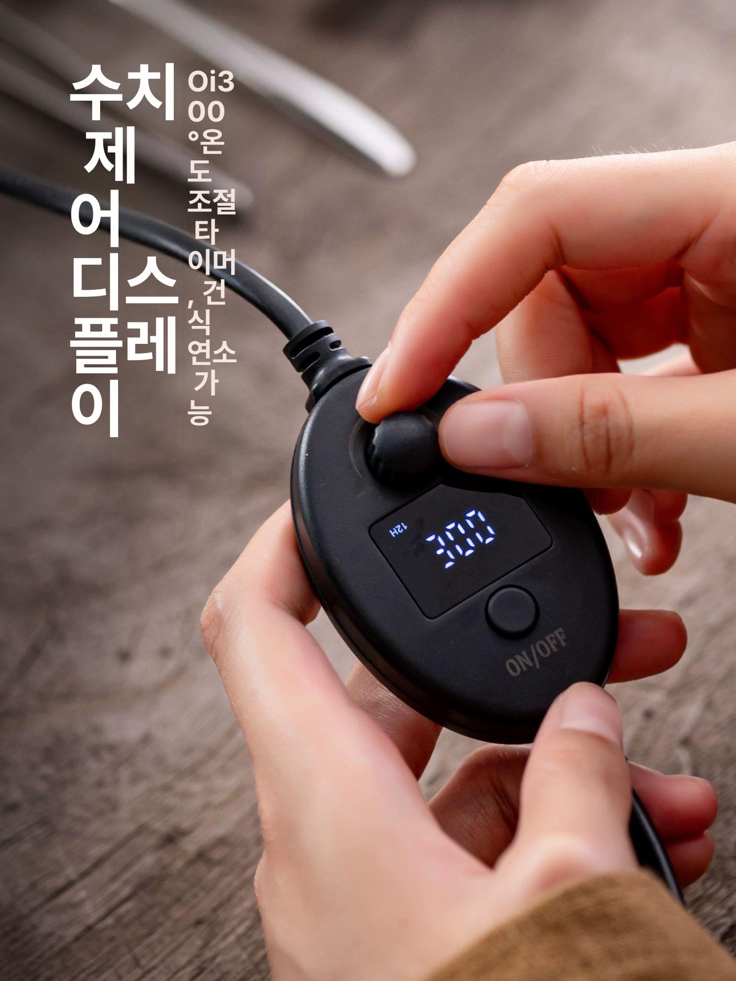전기향로 가정용 디퓨저 빈티지 명상용 온도조절 타이머 아로마테라피 수유등 - 상세 이미지 4