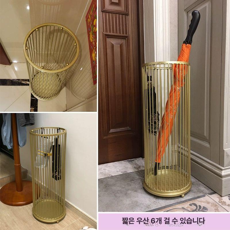 북유럽형 우산보관함 모던 선물 수납 거치대 현관 꽂이 코너형 - 상세 이미지 4