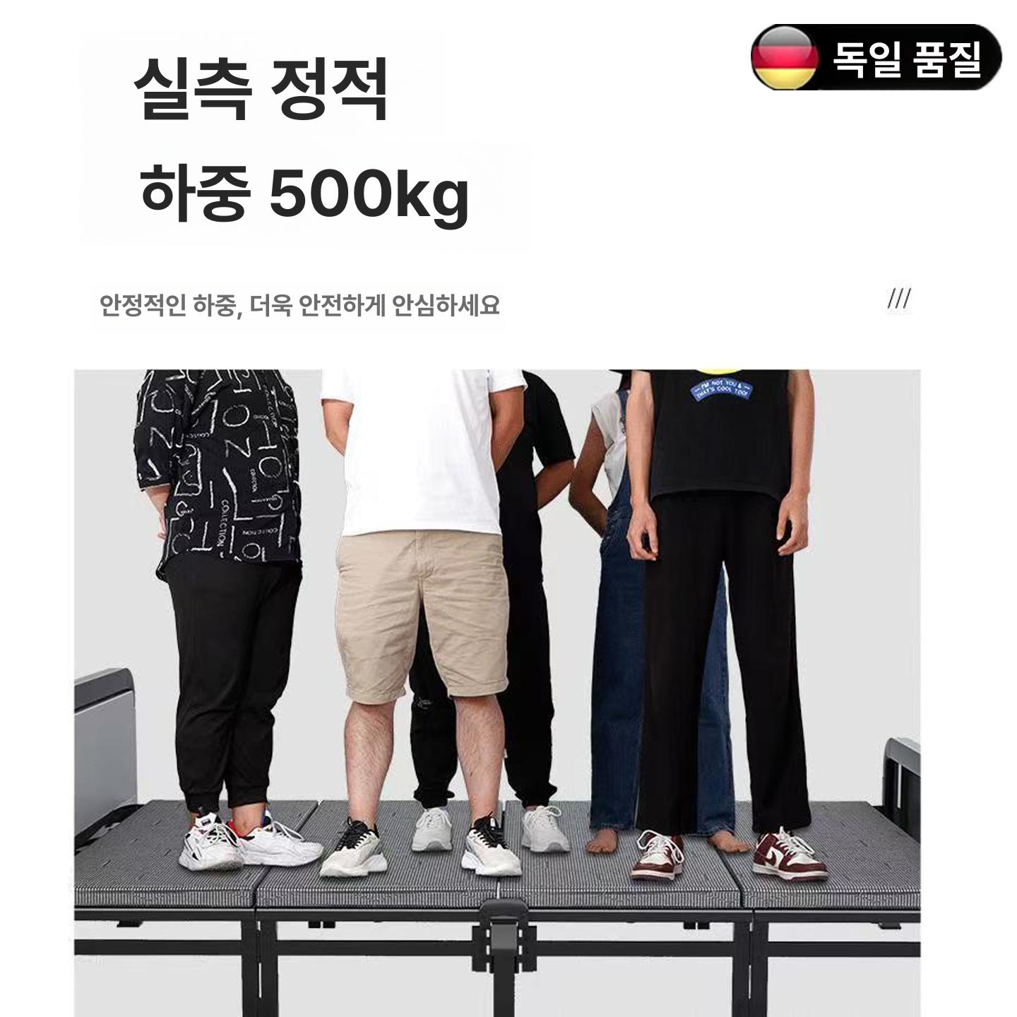 폴딩베드 접이식침대 더블 야외 간이 원목 매트리스 사무실 침상 싱글 베드 폴딩 접이식 - 상세 이미지 4