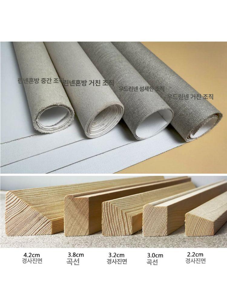 미술 동양화판 면캔버스 면천캔버스 아크릴 그림 판넬 유화 수채화 캔버스보드 무지 - 상세 이미지 4