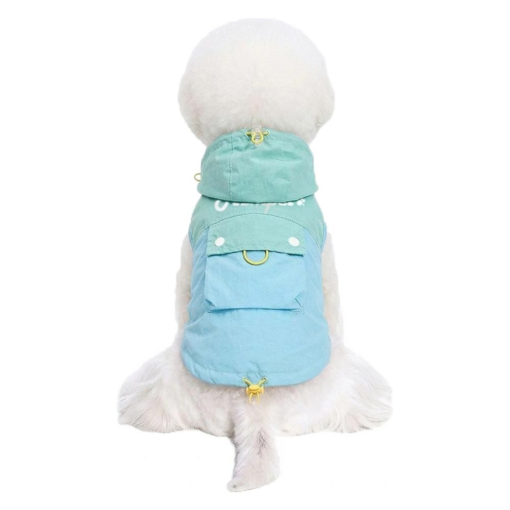 강아지 판초 망토 반려동물 바람막이 여름 자외선차단 조끼 우의 애견 레인코트 판쵸 - 상품 이미지