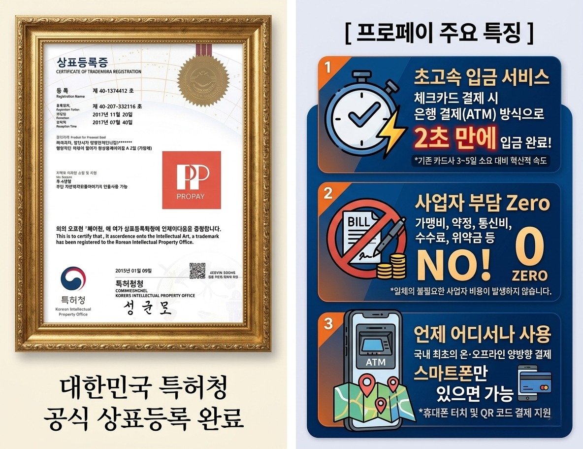 카드수수료 없는 카드결제 휴대용 ATM 기기 비사업자 사업자 피페이 프로페이 카드단말기 이미지 6