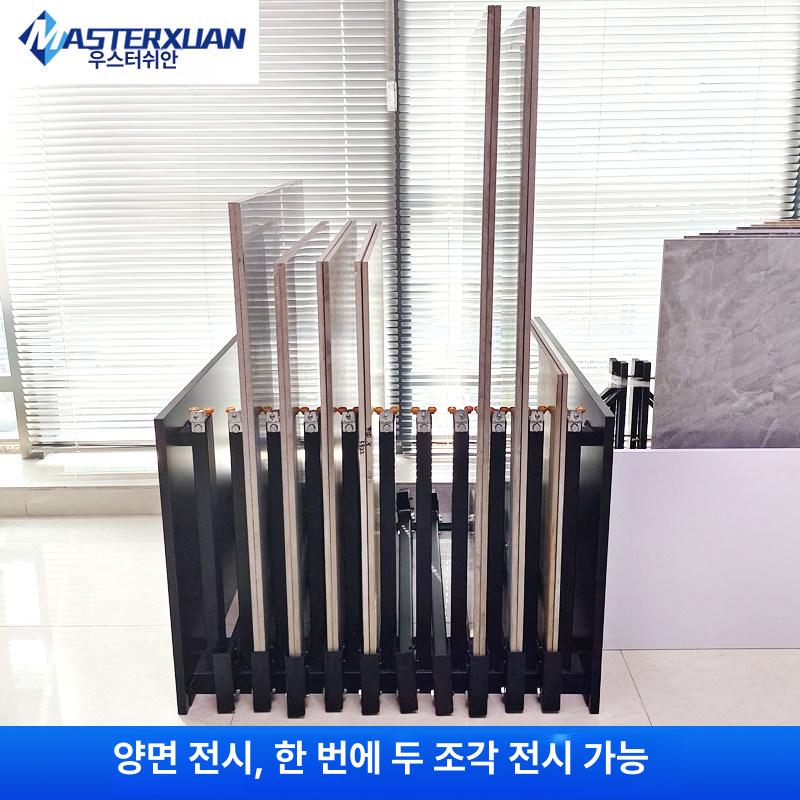 책장형 타일진열대 견본 업소용 렉 인테리어 전시 상품 매장용 스탠딩 디스플레이 - 상세 이미지 2