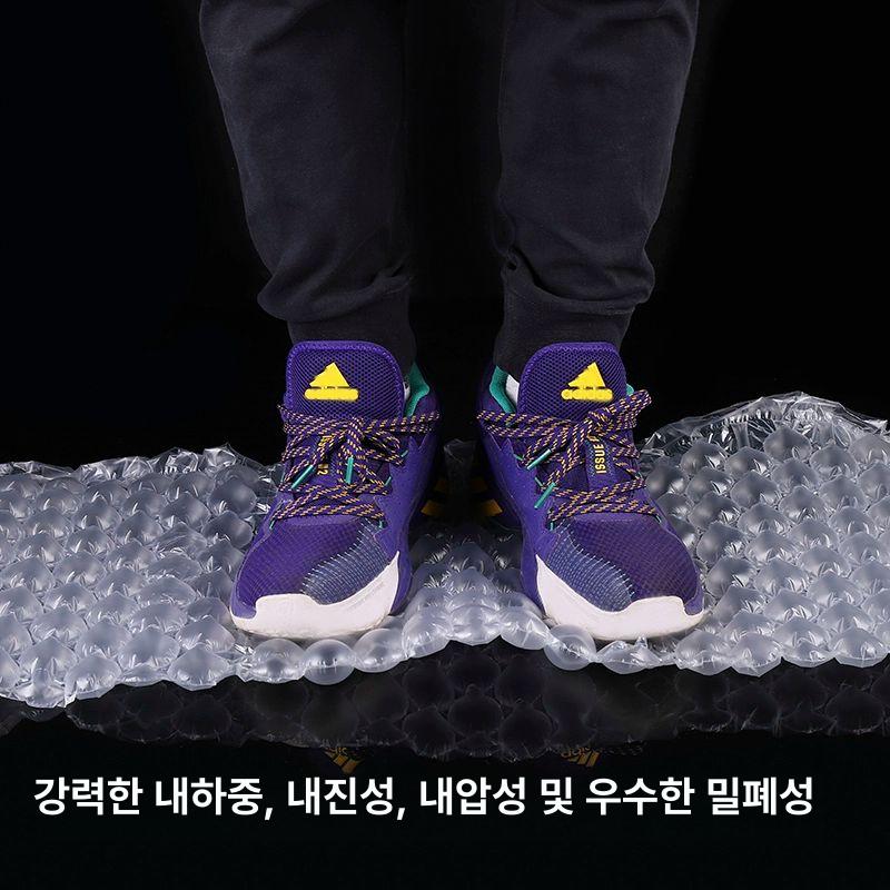 제조기용 에어캡기계필름 대형롤 포장재 완충재 버블시트 에어쿠션필름 포장용 뽁뽁이 - 상세 이미지 4