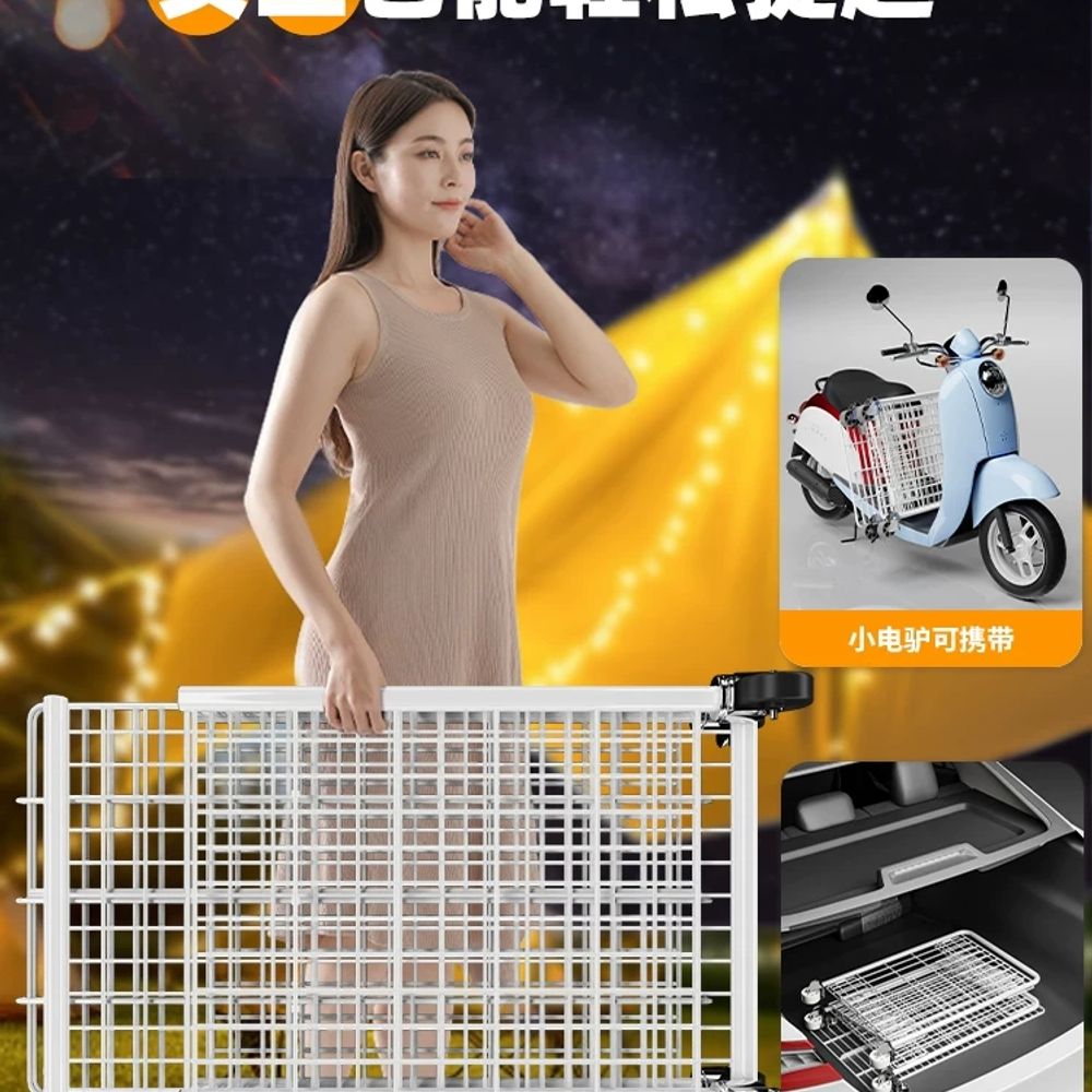 접이식 매대 철제 플리마켓 폴딩 전시 선반 야시장 부스 마차 상품진열 - 상세 이미지 3