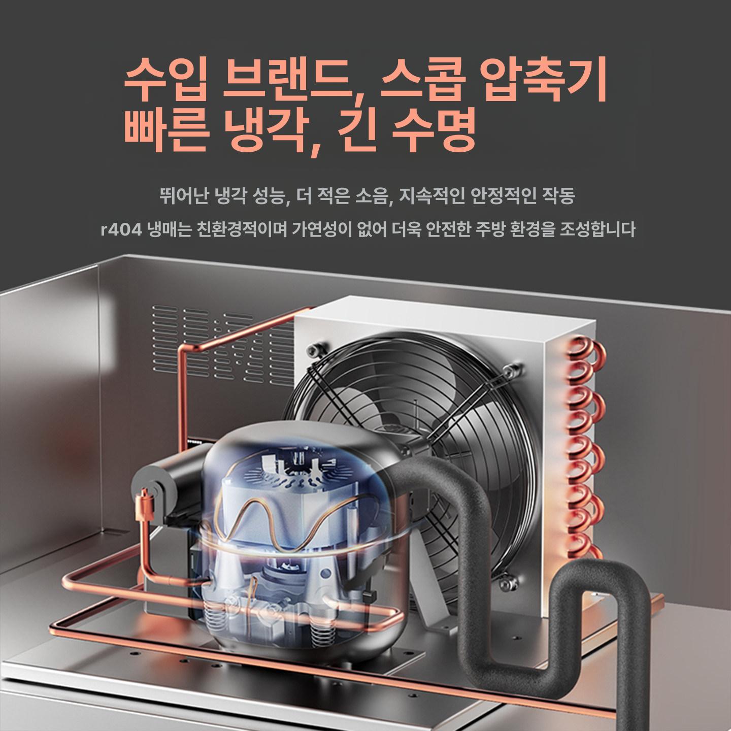 냉장고 오리건조캐비닛 정육 드라이에이징 전력 컨트롤러 건조기 보관 건조대 단문형 - 상세 이미지 4