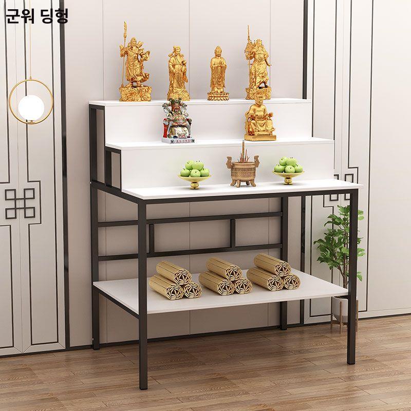 불상 법당 제단 선반 예불대 부처상 미니 단상 불전함 다이 종교용품 상품 이미지