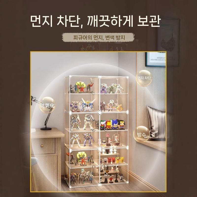 투명 장식장 수납장 진열 진열장 술진열장 진열대 술장식장 위스키진열장 양주장식장 양주 거실 - 상세 이미지 5
