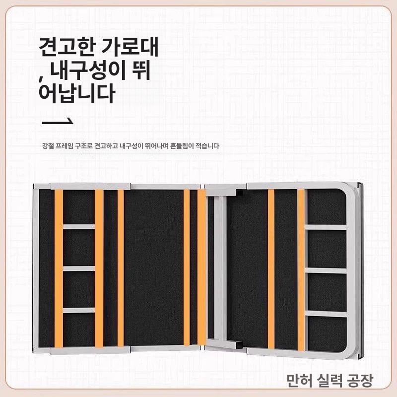 싱글 접이식침대프레임 1인가구 침대틀 평상형 깔판 침대판 베드 저상형 간이침대 - 상세 이미지 4