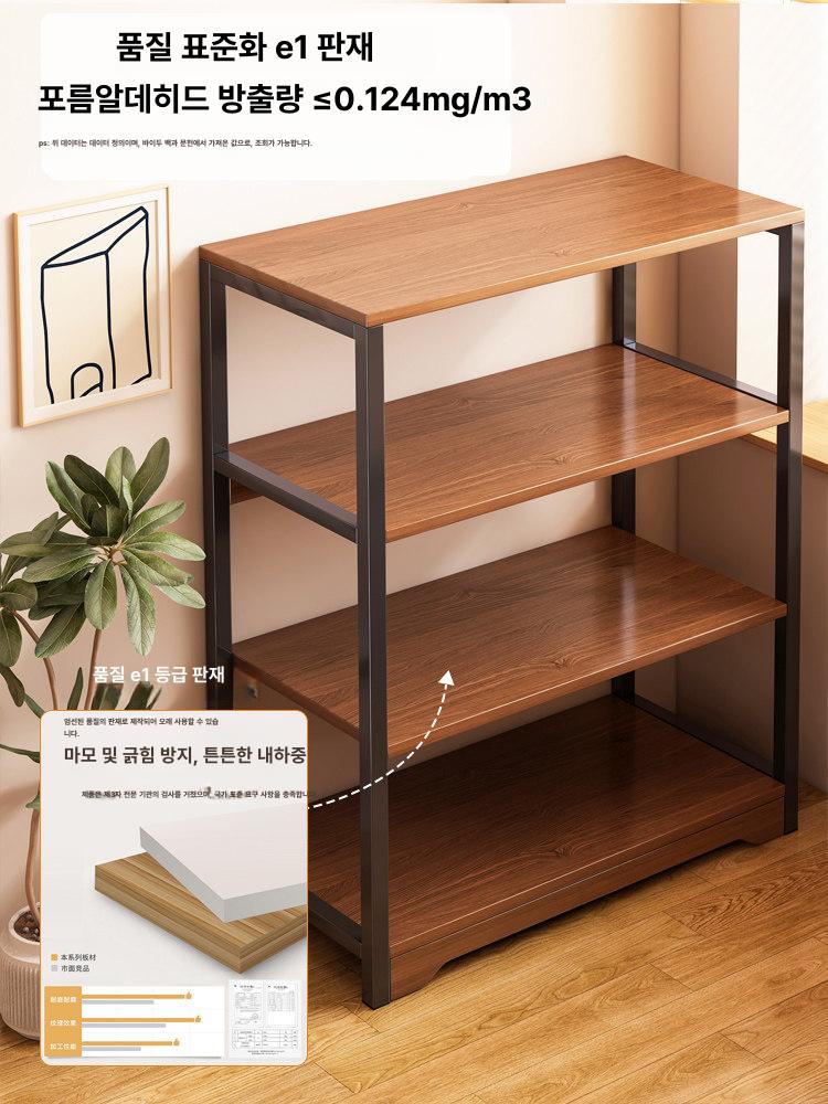 인테리어 원목선반 수납선반 다용도 주방 선반장 무지주 벽선반 조립 거실선반 장식 - 상세 이미지 4