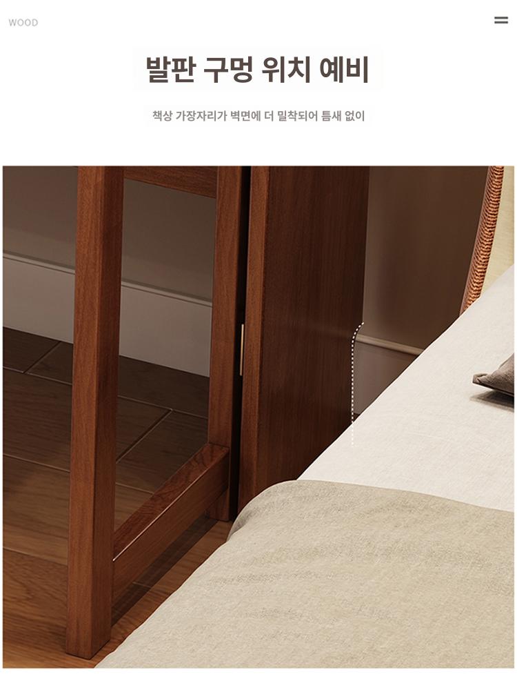 원룸 미니책상 공간활용 폴딩 공부방 학생 간이 접이식책상 미니데스크 컴팩트 사무실 - 상세 이미지 4