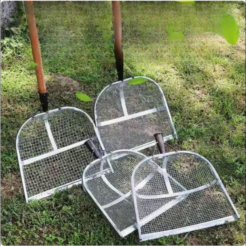 삼태기 자갈소쿠리 와이어 여과채 돌고르기 옥수수삽 채반 플랫 고르개 체망 선별기 - 상품 이미지