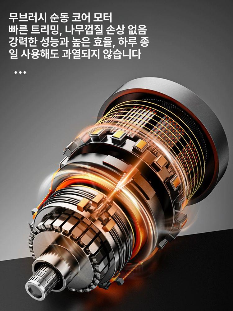 무선 충전식 전동가위 원예용 휴대용 절단기 정전방지 전기 가구 가지치기 - 상세 이미지 4