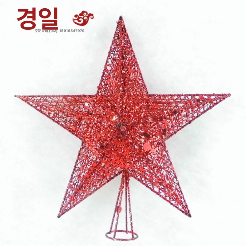 용품 트리탑 성탄 오너먼트 조명 트리장식 블링블링트리별 별전구 크리스마스연출 - 상세 이미지 3