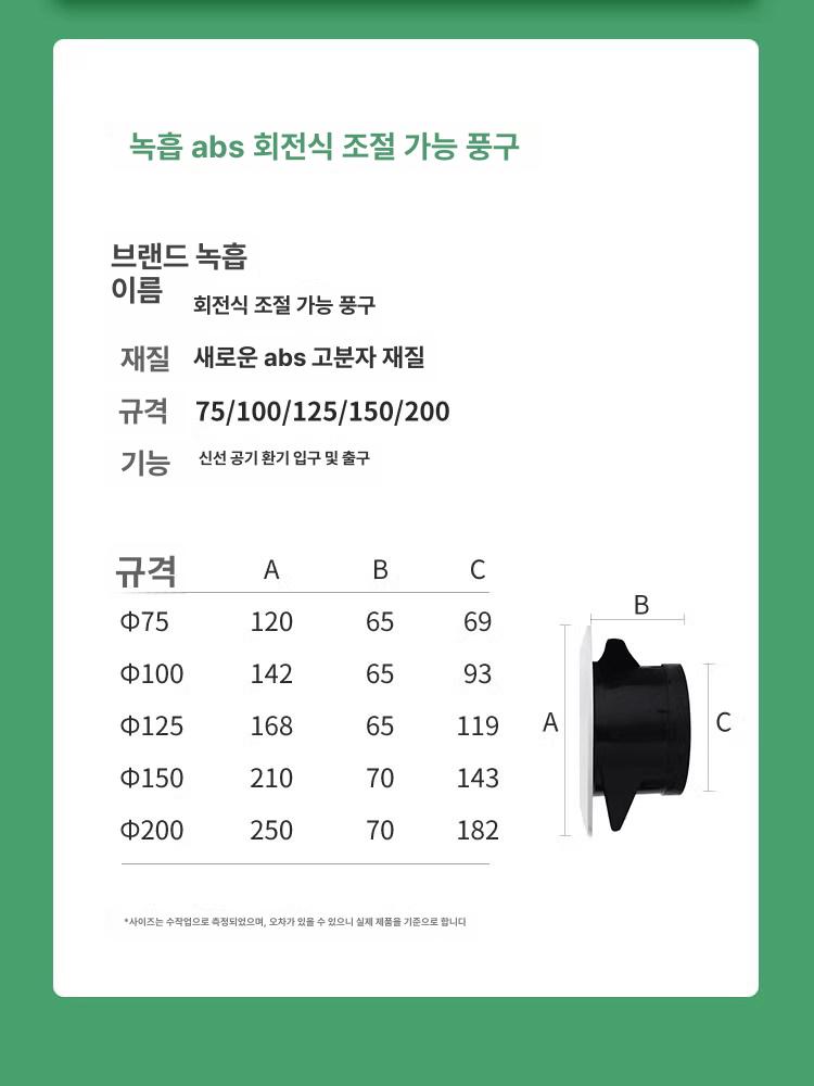 커버 라디에이터 에어컨 환기구 공기배출 구멍마개 - 상세 이미지 3
