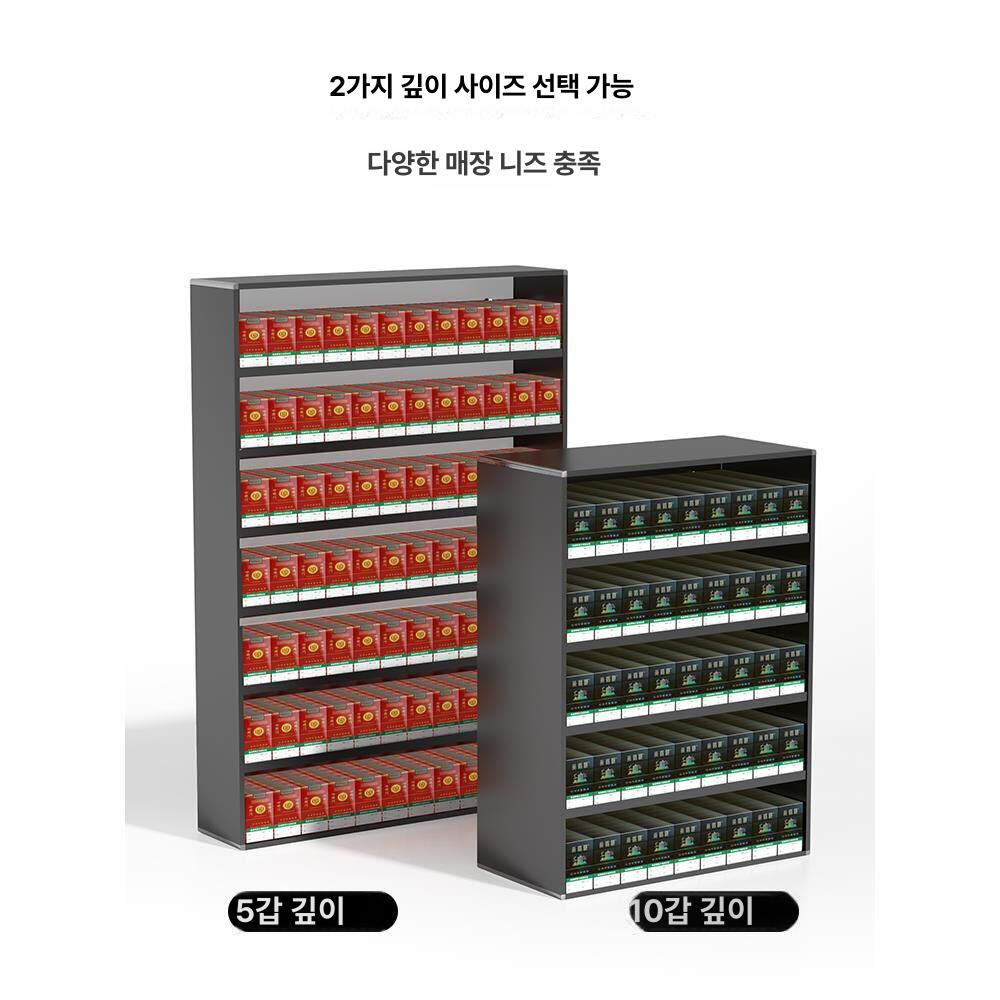 캐비닛 잠금장치 카운터 담배진열장 디스플레이 미닫이 선반 진열대 쇼케이스 판매대 - 상세 이미지 2