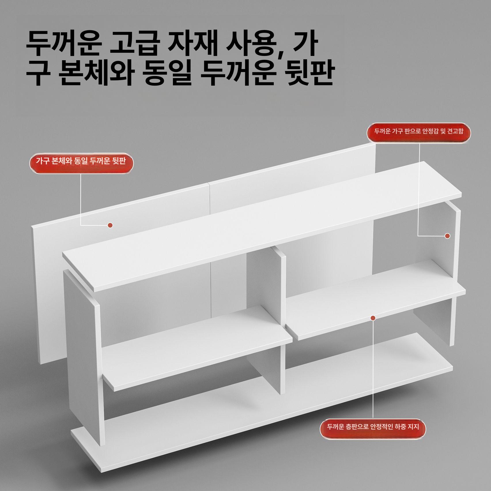 주방 상부장 벽걸이 수납장 정리 찬장 다용도 그릇 벽장 선반장 진열장 팬트리장 - 상세 이미지 5