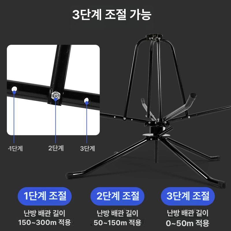 엑셀 파이프풀림기 배관 댐퍼 거치대 정리 장치 렉 보관랙 수납 풀링기 호스풀림기 - 상세 이미지 4