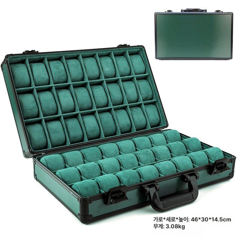 쿼츠시계 보관함 자동 블랙 디스플레이 케이스 워치 오토매틱 시계용 거치대 남성 - 상세 이미지 3