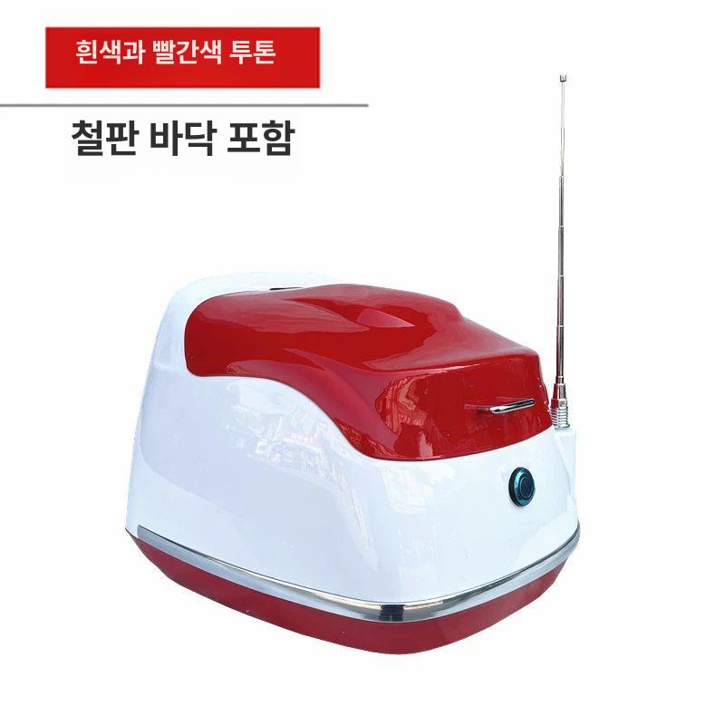 오토바이 탑박스 레트로 스타일 스쿠터 리어 수납 사이드백 배달 보관 상자 - 상세 이미지 2