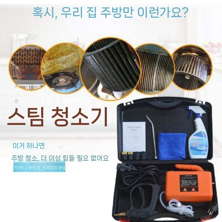 고온 스팀해빙기 스팀청소기 가정용 증기 자동차 가전 스팀건 청소 에어컨 동파방지 전기 - 상세 이미지 3