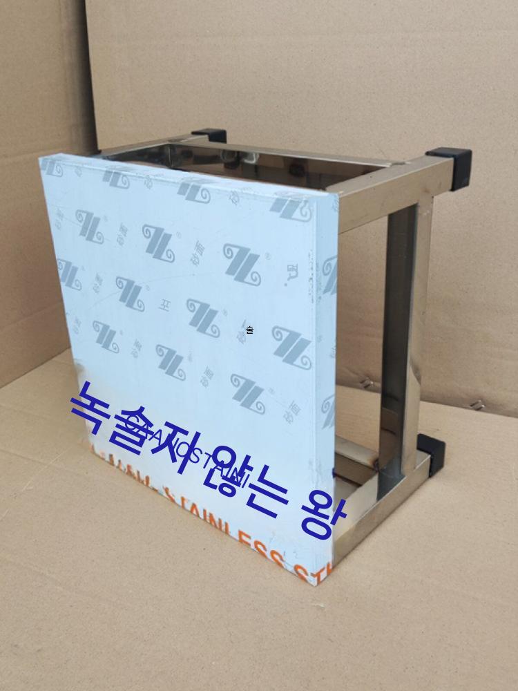 낮은 작업대 스텐 거치대 다이 장독대 스탠 식당 업소용 사각 디딤판 모든 바닥선반 - 상세 이미지 2