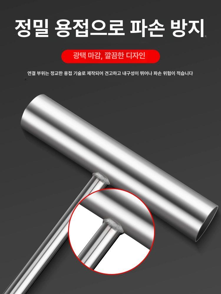 장비 맨홀뚜껑 개방기 쇠갈고리 개폐기 빠루 오수맨홀 열기 롤러 풀러 길이 도구 - 상세 이미지 4