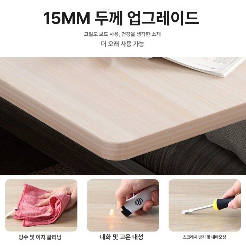 높이조절 접이식퍼즐테이블 다용도 학습 직소 각도 스탠딩 분류 펠트 간이 휠 롤러 - 상세 이미지 4